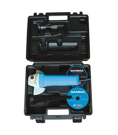 Amoladora angular kit 750 w